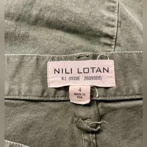 Nili Lotan Shon camo green pants - EUC